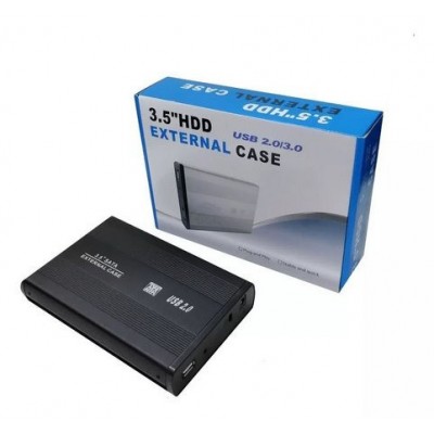 Case para hd sata 3.5 usb 2.0/3.0 3.5"hdd